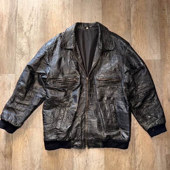 Black Leather Jacket - Picture 2 of 9